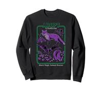 Black Magic Animal Rescue Purple Retro Funny Adult Humor Felpa