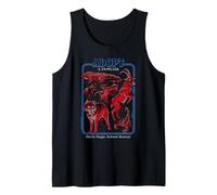 Black Magic Animal Rescue Red Retro Funny Adult Humor Canotta