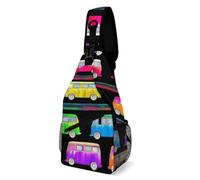 Black Magic Bus Donna Uomo Borsa Monospalla Multitasche Borsa A Tracolla Antifurto Borsello Tracolla Per Lavoro Viaggio Escursionismo