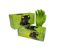 Black Mamba - Green Mamba Biodegradable Gloves X-Large x 100 CYCLING AC NUOVO
