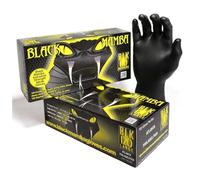 Black Mamba Guanti Da Lavoro Nitrile 100 Unità Black