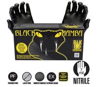 Black Mamba Guanti Monouso In Nitrile Medium Heavy Duty 100 Pz