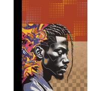 Black Man Graffiti Journal - Urban Afrocentric Notebook with Bold Street Style Design: Writing notebook for teens, students, and anyone inspired by strong oriented black artwork