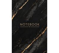 Black Marble Notebook - Minimalist 120 Pages Lined Journal for School, Work and Daily Writing: 120 Pages, Hardcover, Lined Interior, Elegant Black ... - Perfect for Notes, Journaling and Gift Idea