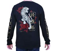 BLACK Market Art Company STRENGTH LS maglia nera PICCOLO-2XLARGE CLARK NORTH