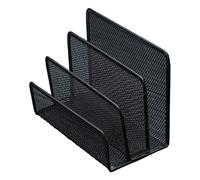 Black Metal File Holder 3 Sezioni File Organizer Per Scrivania Organizer Transucen Ordinatore Cartella Posta Lettera Per Buste Mail Electronics Hummingbird Regali