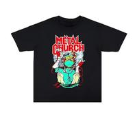 Black Metal Rock Band Metal Church T-Shirt Black XXL