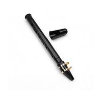 Black Mini Sassofono Tascabile Sassofono Portatile Sax Plastica Con Sacchetto Di Trasporto Nero Strumento Di Legno Kit principianti sax (Color : Black)