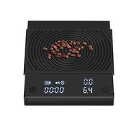 Black Mirror Basic 2, Bilancia da caffè TIMEMORE con timer per caffè filtro, controllo del flusso, precisione di 0,1g, timer automatico, capacità di 2000g, nero