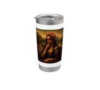 Black Monna Lisa Black History Month Radici africane Donne afro Bicchiere termico in acciaio inox doppia parete