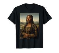 Black Monna Lisa - Radici africane del Mese della Storia Nera Maglietta