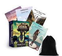 Black Moon Lilith COSMIC Alchemy Oracle Cards Deck Di Adama Sesay Con Sacchetto