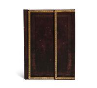 Black Moroccan Midi Lined Journal