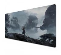Black Myth Wukong Tappetino per mouse|Gaming Mouse pad Grigio|XXL Tappetino per mouse 900x400|Tappetino da scrivania Grande | Impermeabile - Antiscivolo (80 x 30 x 0,3 cm)