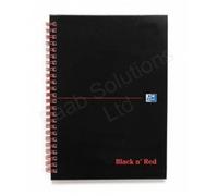 Black n Red J66076 - Quaderno con rilegatura a spirale e perforato, 90 g/mq, 140