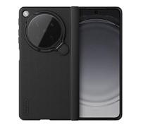 (Black) NILLKIN Super FrostedShieldProp per Oppo Find N6 5G, custodia con supporto magnetico trasparente e lente.