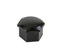 Black Nut Caps, 20 copribulloni in ABS - Ø 17 mm