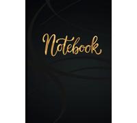 Black on Black Design Notebook- College Rule: School, Work, Home, Personal, Journaling, Creative Writing, Notes, Prayers, Gratitude, Affirmations