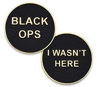 Black Ops Challenge Coin - Black Operations Special Forces Military Challenge Coin - I Wasn't Here!