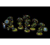 Black Orc Blood Bowl Team: The Thunder Valley Greenskin COMMISSIONE dipinto