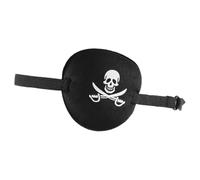 Black Out Brandsfold Pirate - Migliora i costumi Cosplays Patch per gli occhi | Panettieri del audaci e biglietti scheletri | Patch con occhio morbido per le feste dei pir