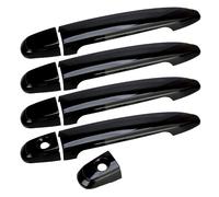 Black Outside Door Handle Cover Trim Frame Fit for Toyota 4Runner 03-09
