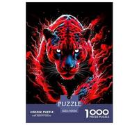 Black Panther 1000 Pezzi Jungle Animals Puzzle Adulti Impegnativo E Difficile Per Difficoltà Sfida Per Adulti E Ragazzi Collection Puzzle Per Gioco Familiare, Festa Aziendale Regalo Giocattolo Colora