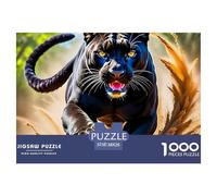 Black Panther 1000 Pezzi Puzzle Classici Impegnativo E Difficile Per Difficoltà Sfida Per Adulti E Bambini Da 14 Anni E Più Decorazione Domestica Regalo Giocattolo Colorato Per La Famiglia 38x26cm/1