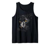 Black Panther Animal Motif Opera d'Arte Black Panther Canotta