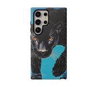 Black Panther by Pool - Custodia rigida opaca compatibile con Samsung Galaxy S24 Ultra