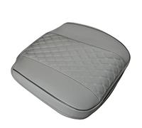 Black Panther Coprisedile auto in pelle PU, bordo avvolgente completo, protezione per il fondo del sedile anteriore (W 21,26 '' * D 20,87 ")(1 pezzo, grigio)