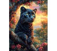 Black Panther in A Magical Forest Rompicapo 1000 Pezzi Per Decorazione Di Eventi Scenery Science Fiction Cartone Rigido Tema Matrimoniale Per Allestimenti Edizione Personalizzabile Qualità Garantita 1