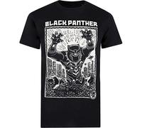 Black Panther Maglietta Linoleografia Uomo (TV530)