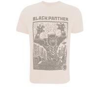 Black Panther Maglietta Linoleografia Uomo (TV530)
