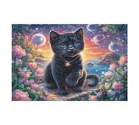Black Panther Puzzle 1000 Pezzi Per Amici E Famiglia in Serata Rompicapo Sfida Creativa Giochi Da Tavolo Relax E Intelligenza Regalo Natale 1000 PCS