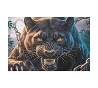 Black Panther Puzzle 1000 Pezzi Per Bambini Ragazzi Radiant Whimsical Menagerie Cartone Di Alta Qualità Atossico Attività Educativa Per Tempo Libero Scolastico Con Confezione Regalo 1000 PCS