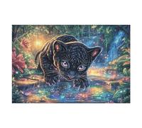 Black Panther Puzzle 1000 Pezzi Rompicapo Esclusivo Limitato Edizione Limitata Per Collezionisti Alta Qualità Stampa Pezzi Precisi Regalo Speciale 1000 PCS