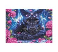 Black Panther Puzzle 500 Pezzi Gioco Creativo Per Ragazzi Fantastic Beasts Intelligenza Educativa Rompicapo Idea Regalo Per Figlio A Natale E Compleanno 500 PCS