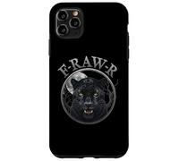 Black Panther, R-Raw-R Black Tiger Gothic Funny Jaguar Humor Custodia per iPhone 11 Pro Max