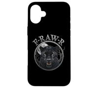 Black Panther, R-Raw-R Black Tiger Gothic Funny Jaguar Humor Custodia per iPhone 16 Plus