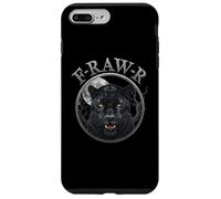 Black Panther, R-Raw-R Black Tiger Gothic Funny Jaguar Humor Custodia per iPhone 7 Plus/8 Plus