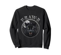 Black Panther, R-Raw-R Black Tiger Gothic Funny Jaguar Humor Felpa