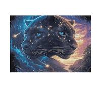 Black Panther Rompicapo 300 Pezzi Per Festa Della Repubblica Cartone Rigido Paesaggi Italiani Wildlife Per Decorazione Murale Da Passatempo Edizione Limitata 300 PCS