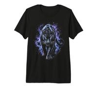 Black Panther Viola Art Design Maglietta Premium