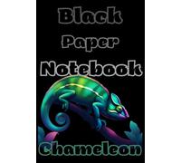 Black paper notebook chameleon: The Chameleon Black Paper Notebook is perfect for anyone who values creativity and originality. Regardless of age, everyone will like this notebook.