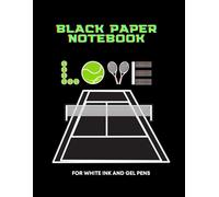 BLACK PAPER NOTEBOOK FOR WHITE INK AND GEL PENS: It is a notebook with black pages and lines designed especially for gel pens. You can write and draw on it uniquely and beautifully
