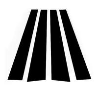Black Pillar Posts Window Door Trim Sticker Cover Kit Auto Styling For Mitsubishi L200 Triton 2005-2014 Xpander 2017-2023 Pilastro B della portiera dell'auto