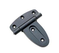 Black Plastic Hinge Asymmetric Mother and Child Industrial Cabinet Body Door 1Pcs
