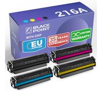 [ CON CHIP ] Set di 4 Cartucce Toner per HP 216A HP W2410A W2411A W2412A W2413A per HP Color Laser MFP M182n HP Color Laser MFP M183fw M183fdw Color laserJet Pro M155a Color laserJet M155 m182 m183