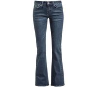 Black Premium by EMP Donna Jeans Bootcut Blu Scuro con svasamento e Lavaggio Chiaro W27L32